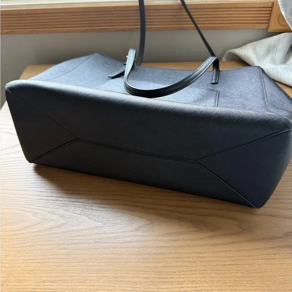 Tory Burch Black Saffiano Leather Tote Bag - Picture 9 of 9